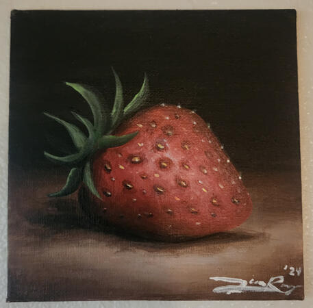 Strawberry | Acrylic on Canvas Panel