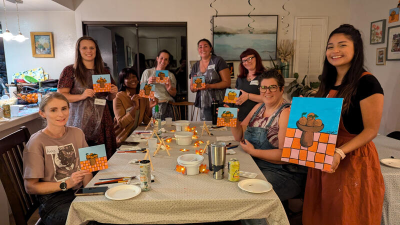 Mom Group Paint Party